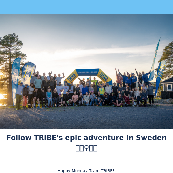 TRIBE Run for Love 5 | We're Off 🏃‍♀️🏕️🇸🇪
