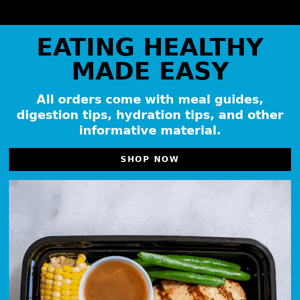 Eating Healthy Made Easy! #EatLikeASpartan ( Order Reminder )