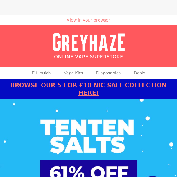 5 PREMIUM SALTS FOR £10 😱