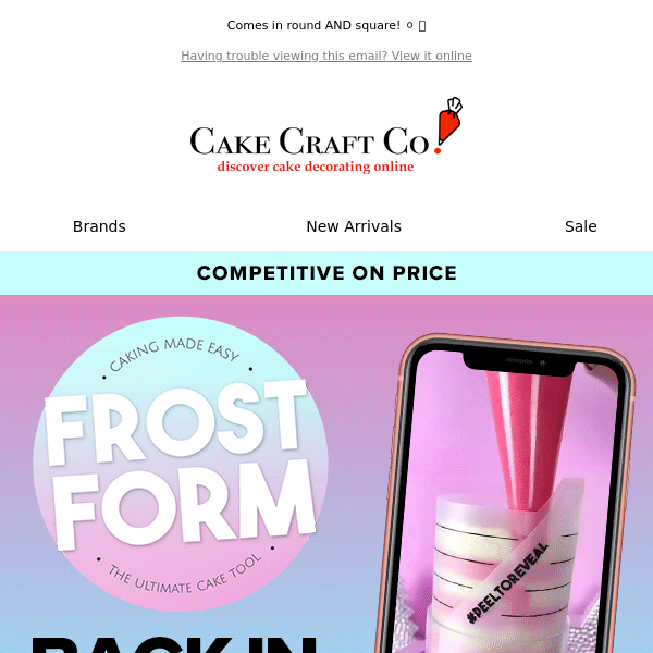 FROST FORM- Extra Tall Liner - The Baking Company