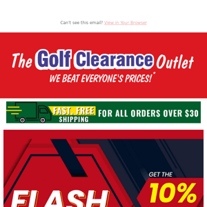 ⚡ Extra 10% Off Flash SALE