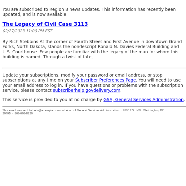 The Legacy of Civil Case 3113