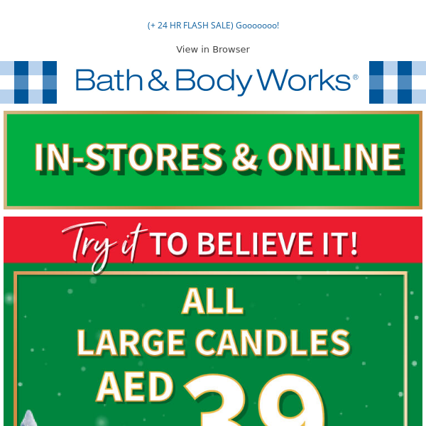didn't you hear?😳AED 39 Candles are HERE!