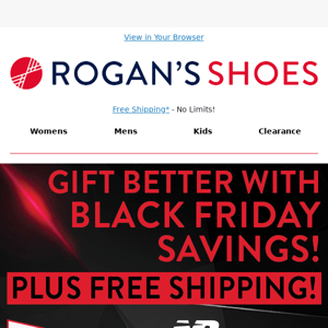 Huge shoe savings start NOW!