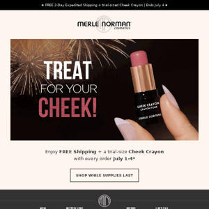 FREE Cheek Crayon! Thru 7/4