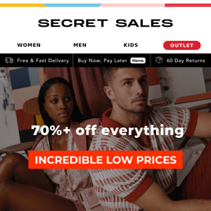 New OUTLET SAVINGS! 70%+ OFF EVERYTHING - River Island, Topshop... - Secret  Sales