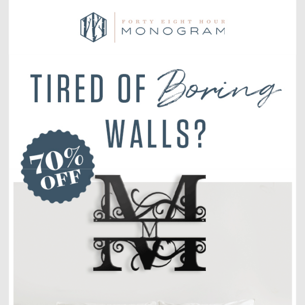 Just what your walls NEED.. 70% off 🤫