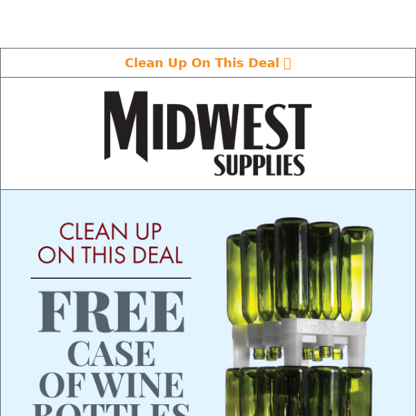 Buy a FastRack, get a FREE case of wine bottles!