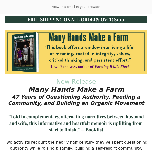 NEW RELEASE! Many Hands Make a Farm