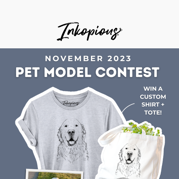 ✨ Win a Custom Pet Portrait |  November 2023 Contest has started!✨