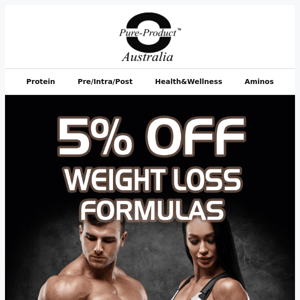 Blast The Fat with 5% off ALL weight loss formulas 🔥