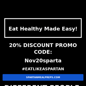Eating Healthy Made Easy! ( 20% PROMO CODE )