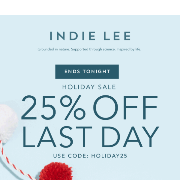 LAST DAY to Save 25%!! 🎁
