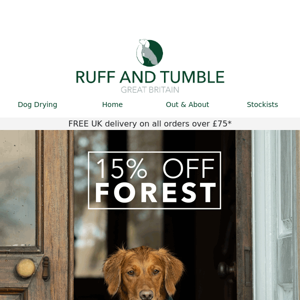 15% off Forest Drying Coats - 24 hours only...