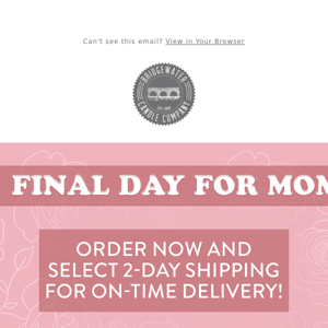 15% off Mother's Day Bundles! Select 2-Day Shipping! 🌸