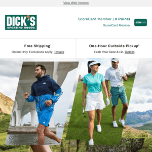 👀 Picks from DICK'S Sporting Goods are in your inbox: take a look at our Get Spring-Ready Event today.