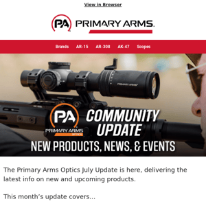 New Products from Primary Arms Optics