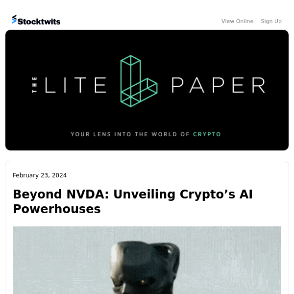 Beyond NVDA: Unveiling Crypto's AI Powerhouses