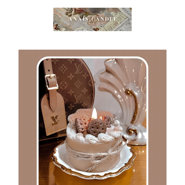 Chocolate Cookie & Cream Cake Candle 🍰🎂