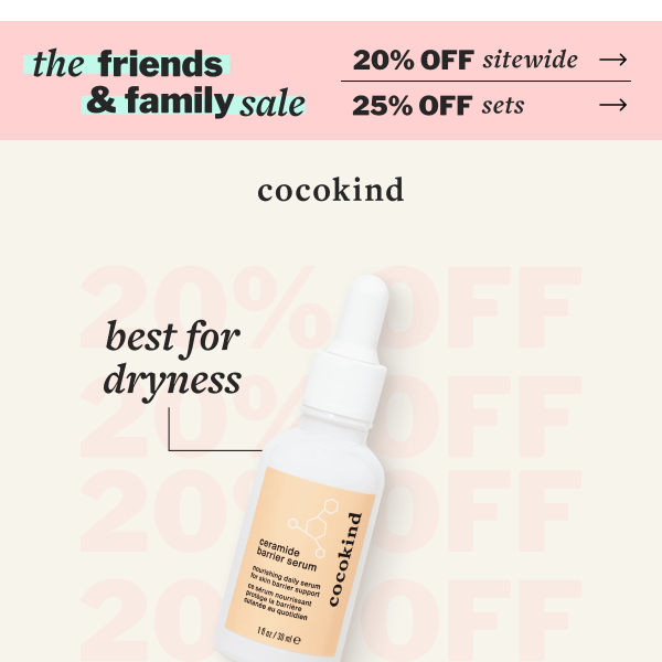 20% off to treat your skin concerns