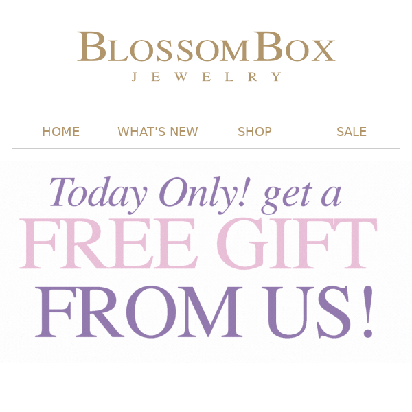 Today only: Get a Free Necklace!