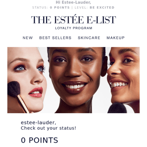 Your Estée E-List Loyalty Update: December at a Glance.