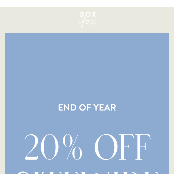 20% Off Sitewide