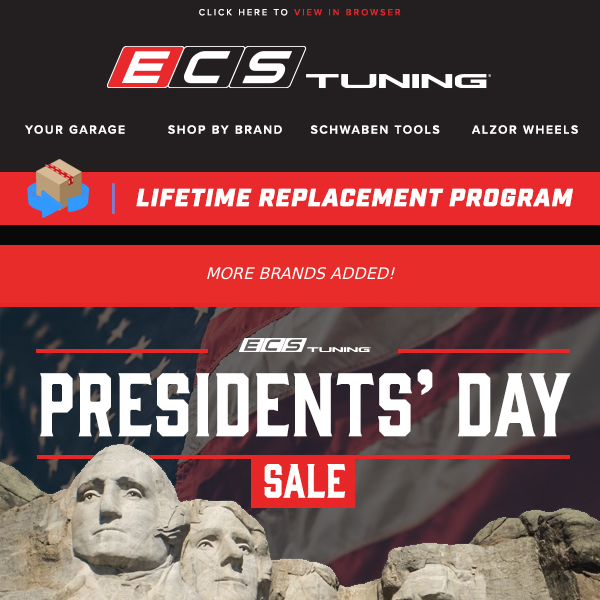 Our Presidents Day Sale just got Bigger!