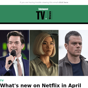 What's new on Netflix in April 2023