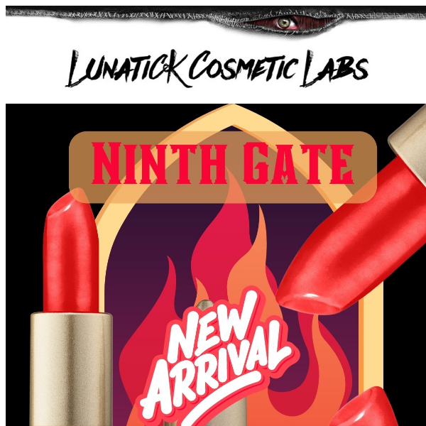 Kiss your demons with Ninth Gate lipstick! NEW LIPSTICK