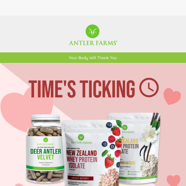 Final Hours! Secure a Healthier Valentine's Day ❤️