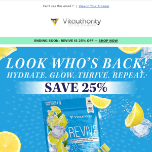 LAST CHANCE: REVIVE is 25% Off💦