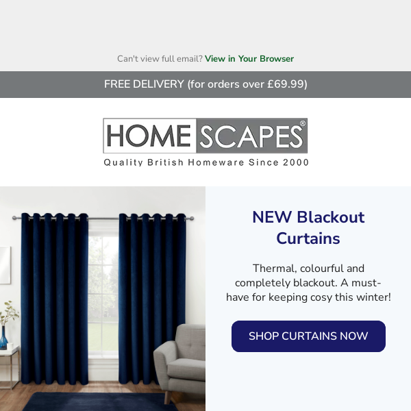 NEW Thermal Blackout Curtains & More - Shop Now! 🛍️