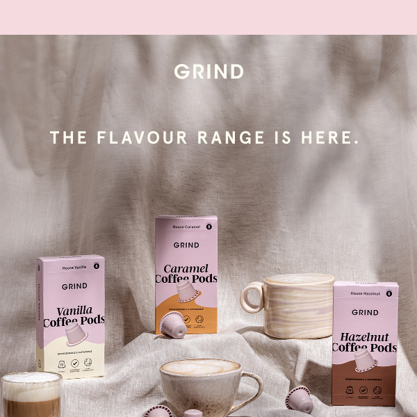 JUST DROPPED: Flavoured Coffee Pods.