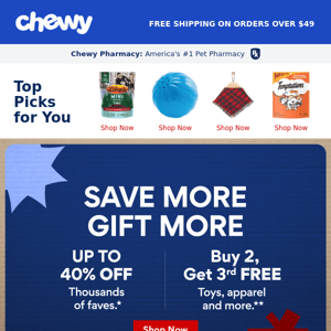 Chewy, Ready to Save More, Gift More? 🎁