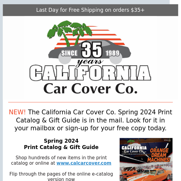 The California Car Co. Spring 2024 Gift Guide Print Catalog Is In The Mail