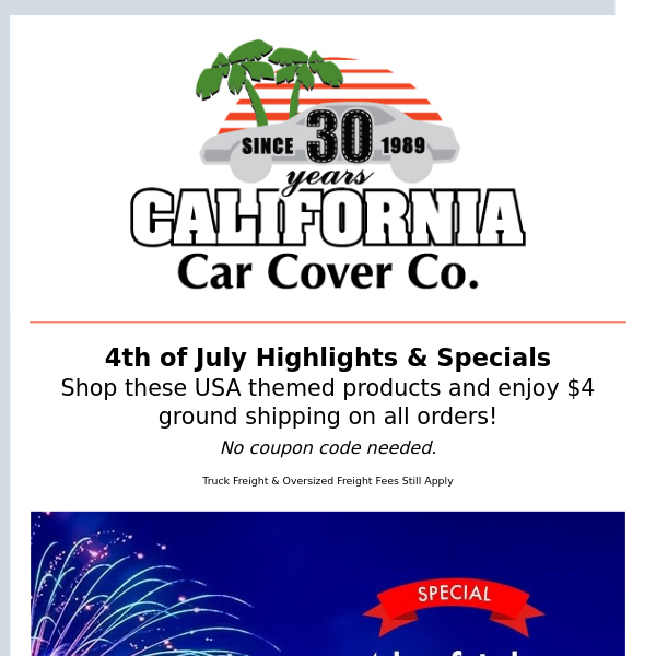 4th of July Highlights and Specials