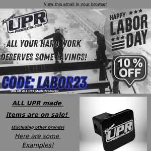Labor Day Sale Happening Now!