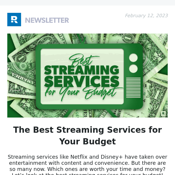 The Best Streaming Services for Your Budget