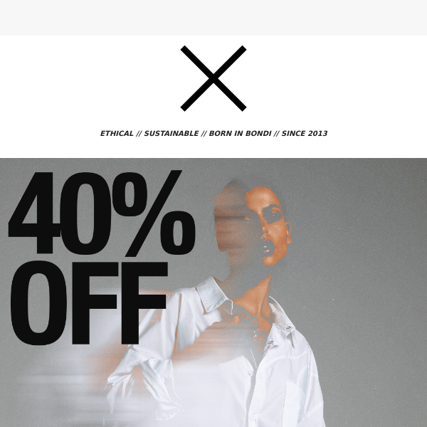 40% OFF SITE - WIDE - NOW