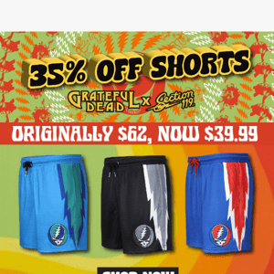 ⚡Grateful Dead Shorts Sale Starts NOW.⚡