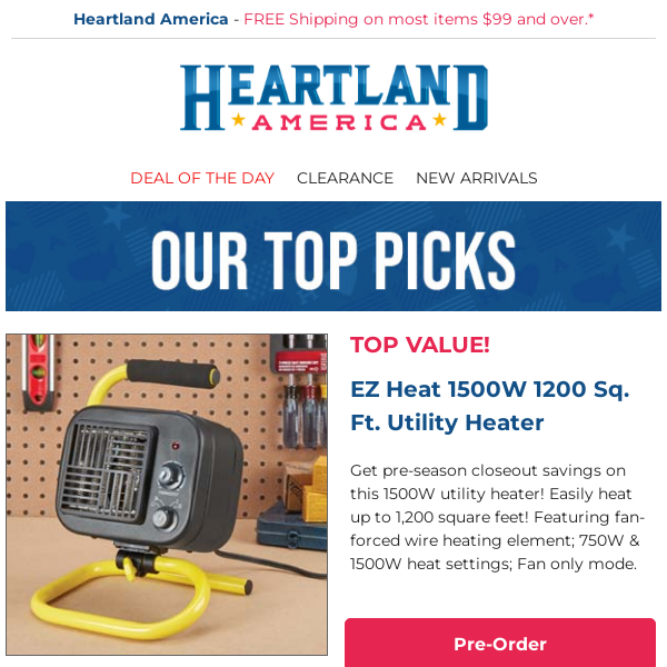 Top Picks for YOU✔ Discover Heartland's Staff Favorites!