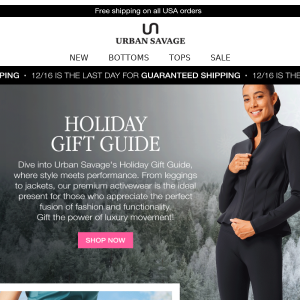 Elevate Your Gifting Game with Luxe Activewear!