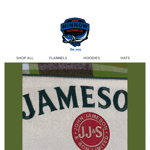 🍀 Exclusive Release: Jameson Green Patch Flannel