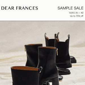 Sample Sale: Your Invitation