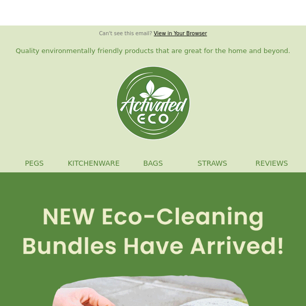 ✨ NEW Eco-Cleaning Bundles have arrived! ✨
