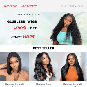 Light Up Your Spring with Glueless Wig🔥😍