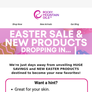 Get Ready: New Products & 20% Savings! 🐰