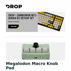 Megalodon Macro Knob Pad, IDOBAO x Kailh Elf Ultra-Silent Mechanical Switches, Topping BC3 Wireless Bluetooth LDAC Receiver and more...