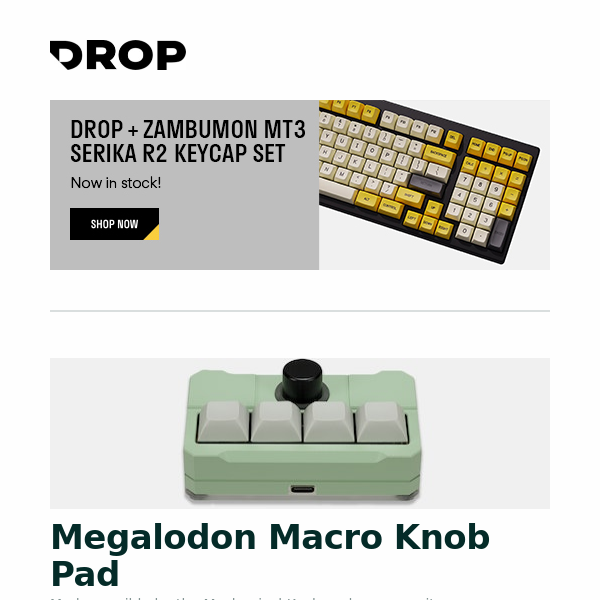 Megalodon Macro Knob Pad, IDOBAO x Kailh Elf Ultra-Silent Mechanical Switches, Topping BC3 Wireless Bluetooth LDAC Receiver and more...